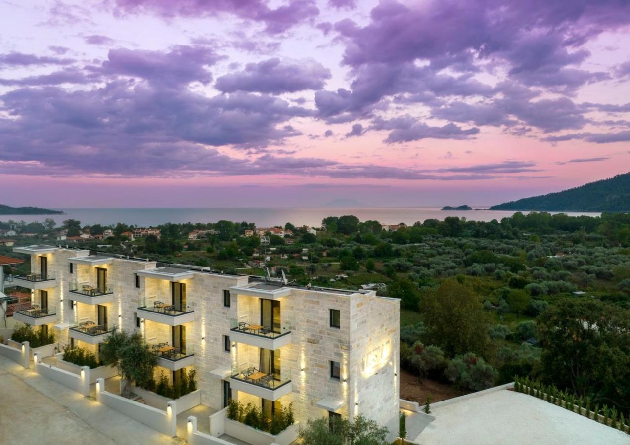 Toska Tower Aparthotel Chrysi Ammoudia Exterior foto