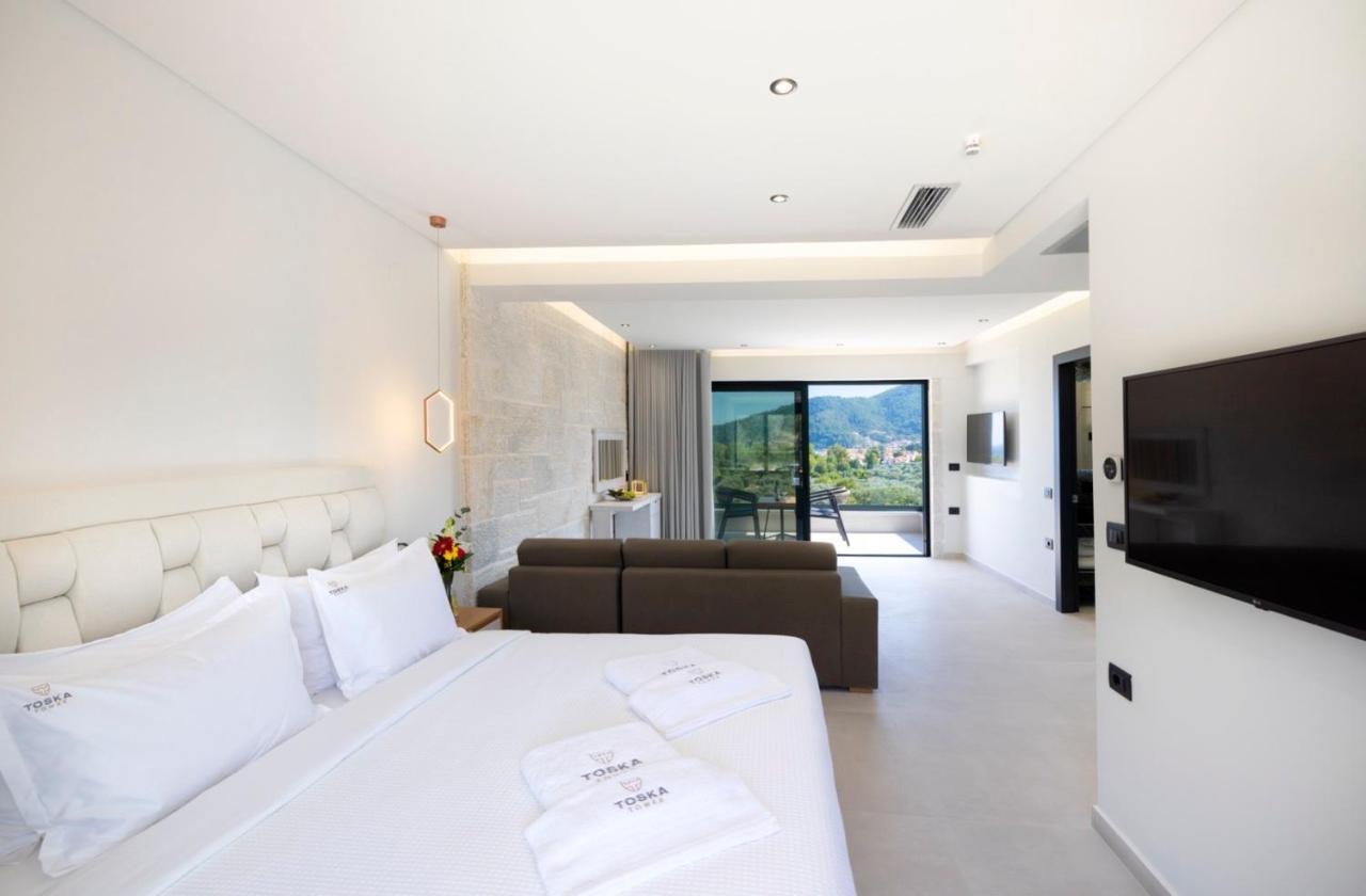 Toska Tower Aparthotel Chrysi Ammoudia Exterior foto