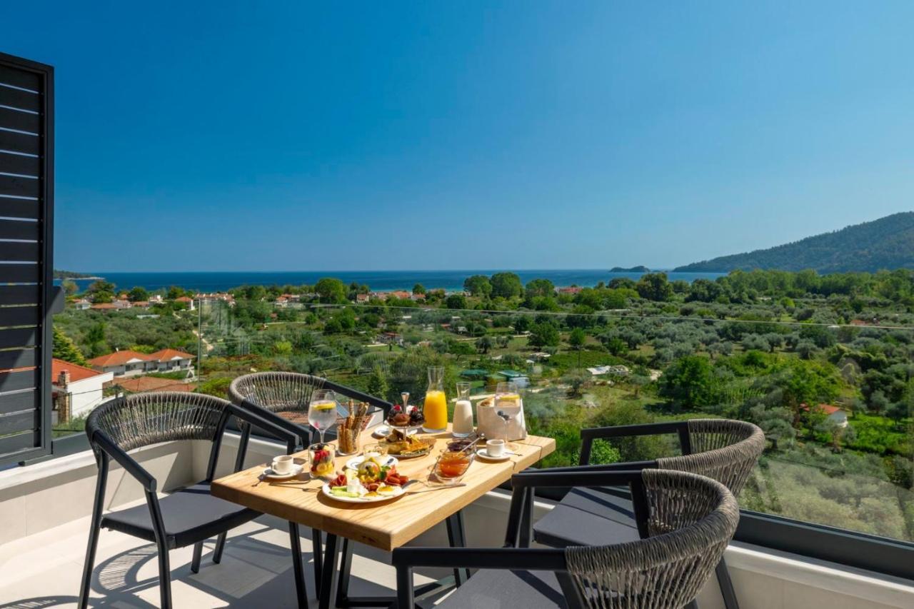 Toska Tower Aparthotel Chrysi Ammoudia Exterior foto